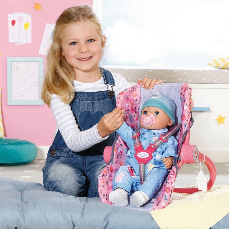 BABY born Comfort Baby- en Autostoeltje roze