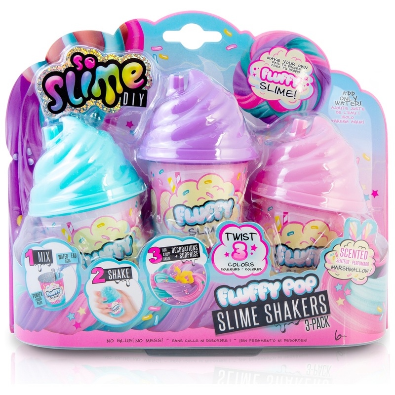 So Slime - Slime Fluffy Pop 3 Cornets