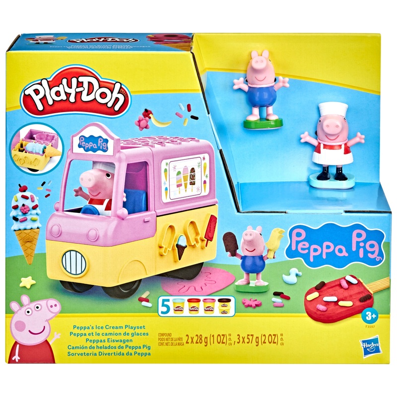 Play-Doh Peppa pig's ijscowagen speelset