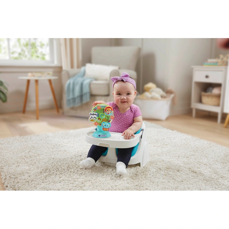 Close-up of VTech Baby Sing-Along Spinning Wheel Buttons UK