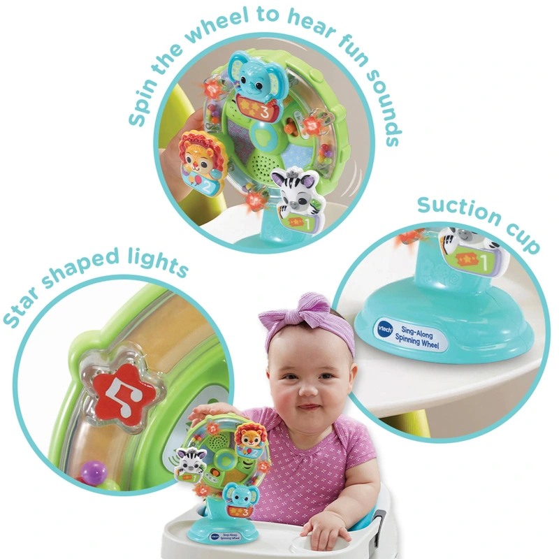 VTech Baby Sing-Along Spinning Wheel Lights and Colours UK