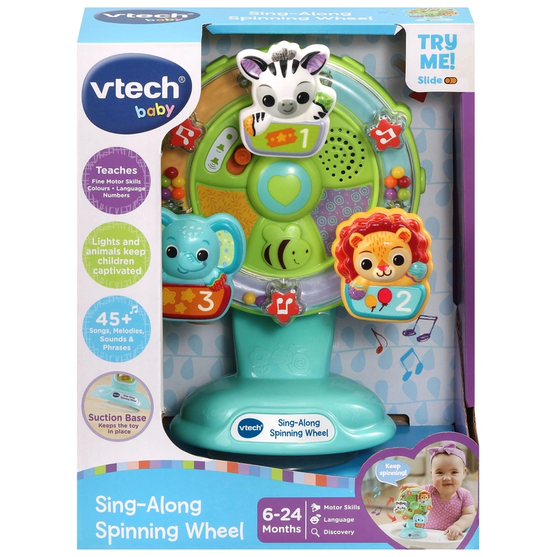 VTech Baby Sing-Along Spinning Wheel Packaging UK