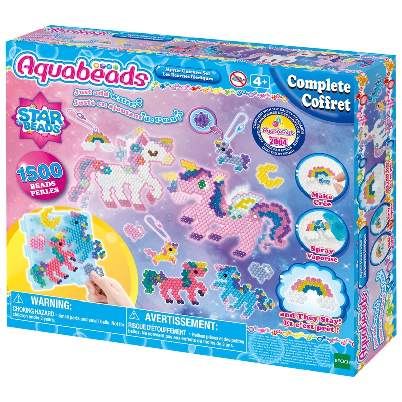 Aquabeads - Coffret 1500 Perles Licornes Féériques
