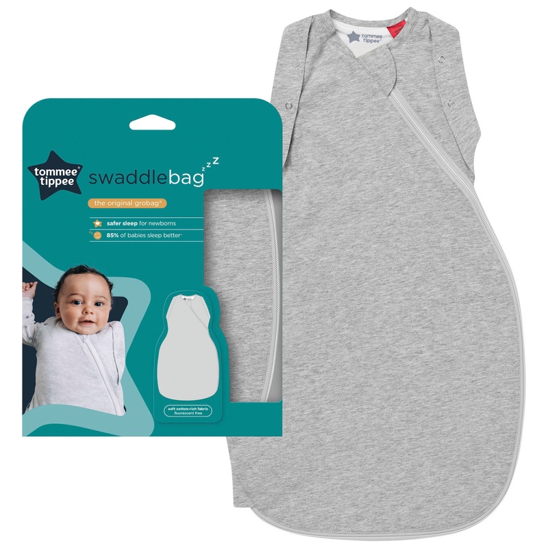 Tommee Tippee Baby Sleeping Bag 1.0 Tog 0-3 Months Sky Grey Marl