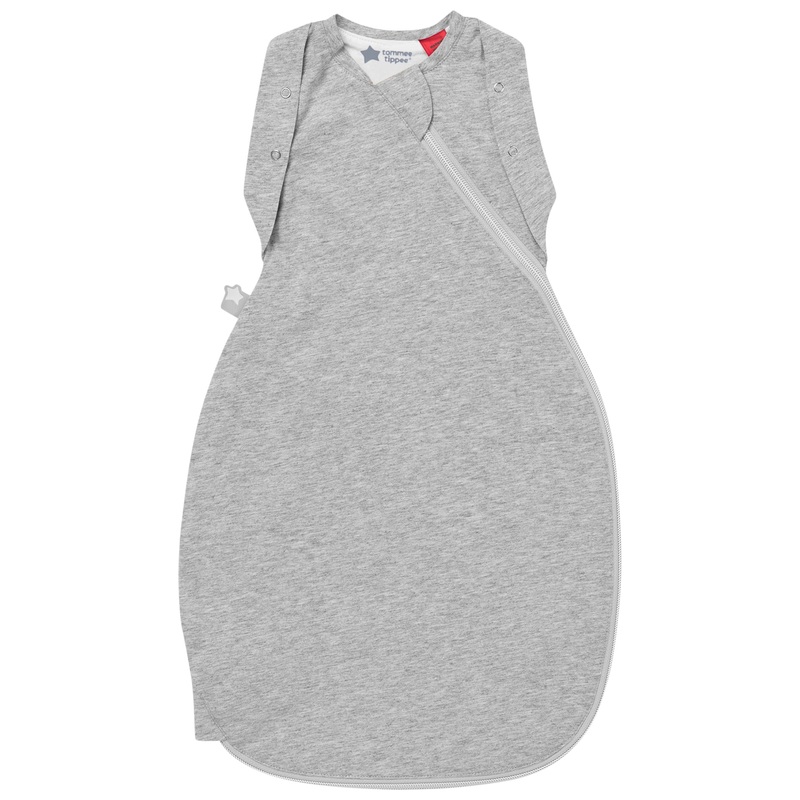 Tommee Tippee 0-3 Months Baby Sleeping Bag 2.5 Tog Sky Grey Marl