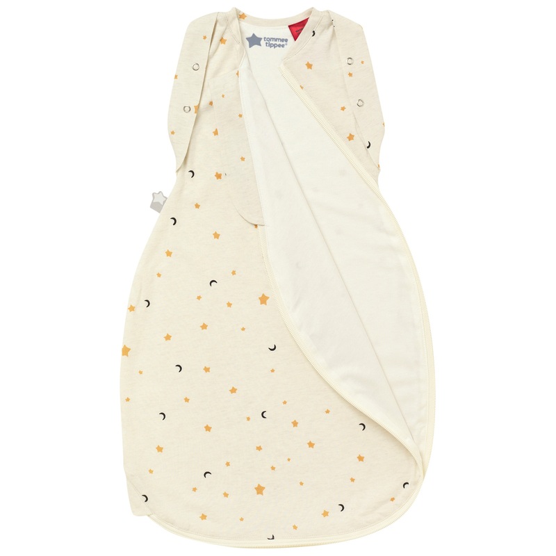 Tommee Tippee 1.0 Tog Baby Sleeping Bag 0-3 Months Oatmeal Star