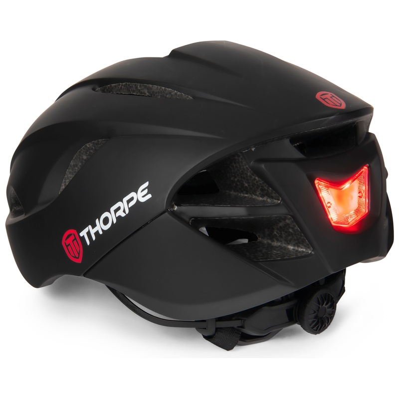Thorpe - Casque de Protection Matt Black Led 58-61 cm