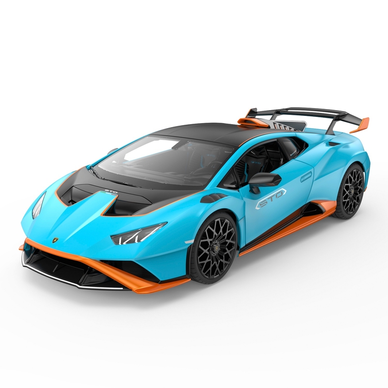 Bestuurbare Auto Lamborghini Huracán STO 1:14 blauw