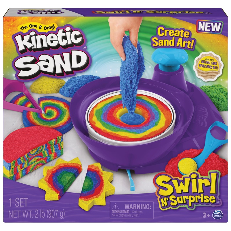 Kinetic Sand - Le Coffret Swirl & Surprise
