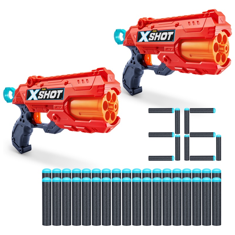 XSHOT Reflex 6 Blaster Set van 2 met 36 Darts | Smyths Toys Nederland