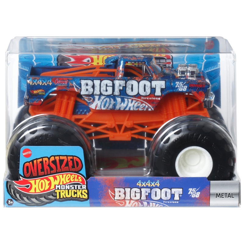Hot Wheels - Monster Trucks 1/24 Véhicule 4x4x4 Bigfoot