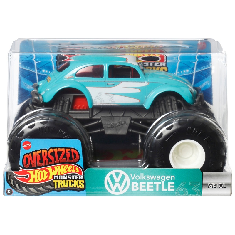 Hot Wheels - Monster Trucks Véhicule 1/24 Volkswagen Beetle