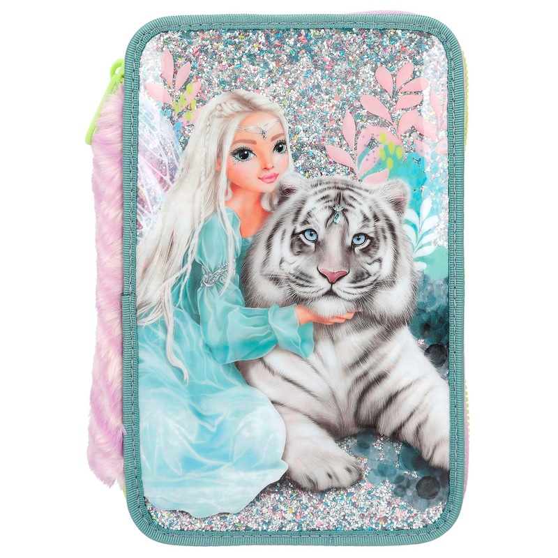 TOPModel 3-vaks etui Fantasy Tijger