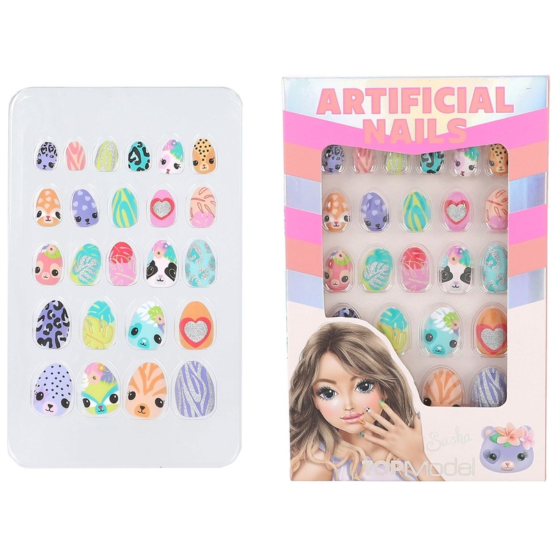 TOPModel Puntige Kunstnagels Dieren Beauty and Me