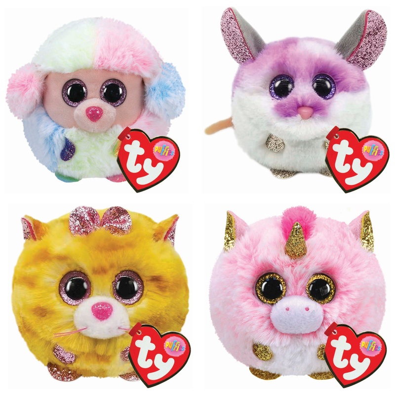TY Beanie Boo's - Peluche Puffies 10 cm - Modèle Aléatoire