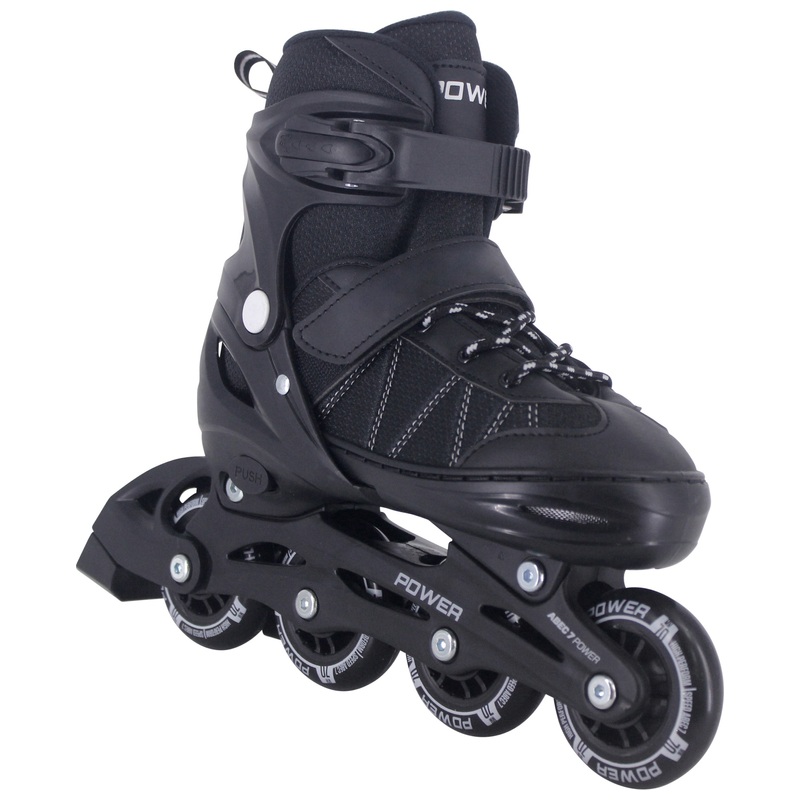 Inline Skates Black UK Size 2 – 4