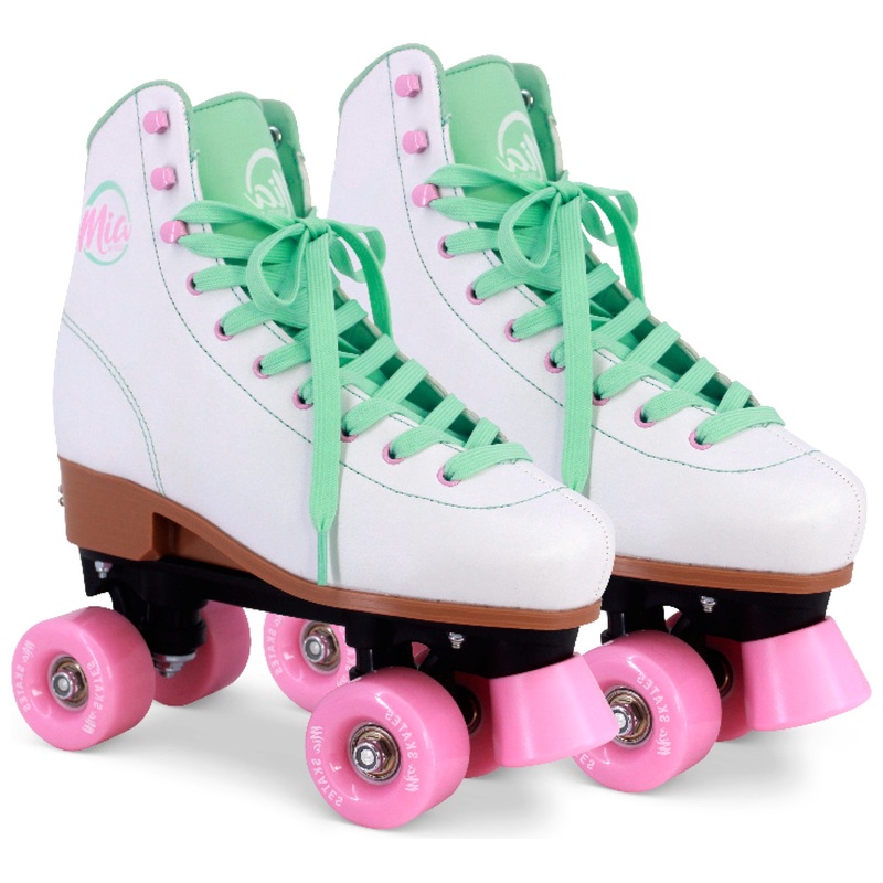 Mia Retro Roller Skates White UK Size 13 - 2