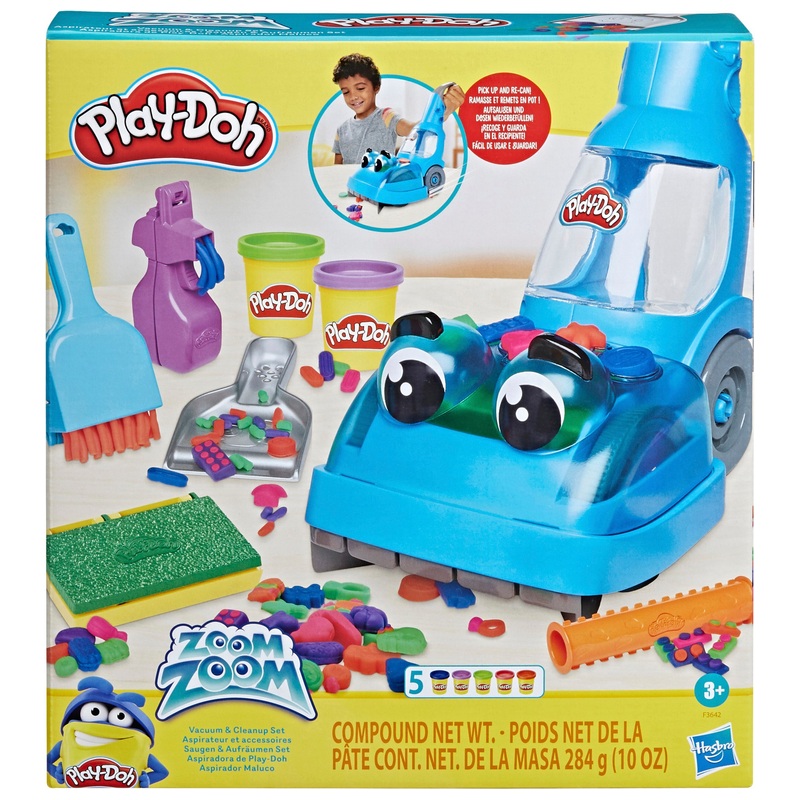 Play-Doh Zoom Zoom Zuigen & Opruimen Set