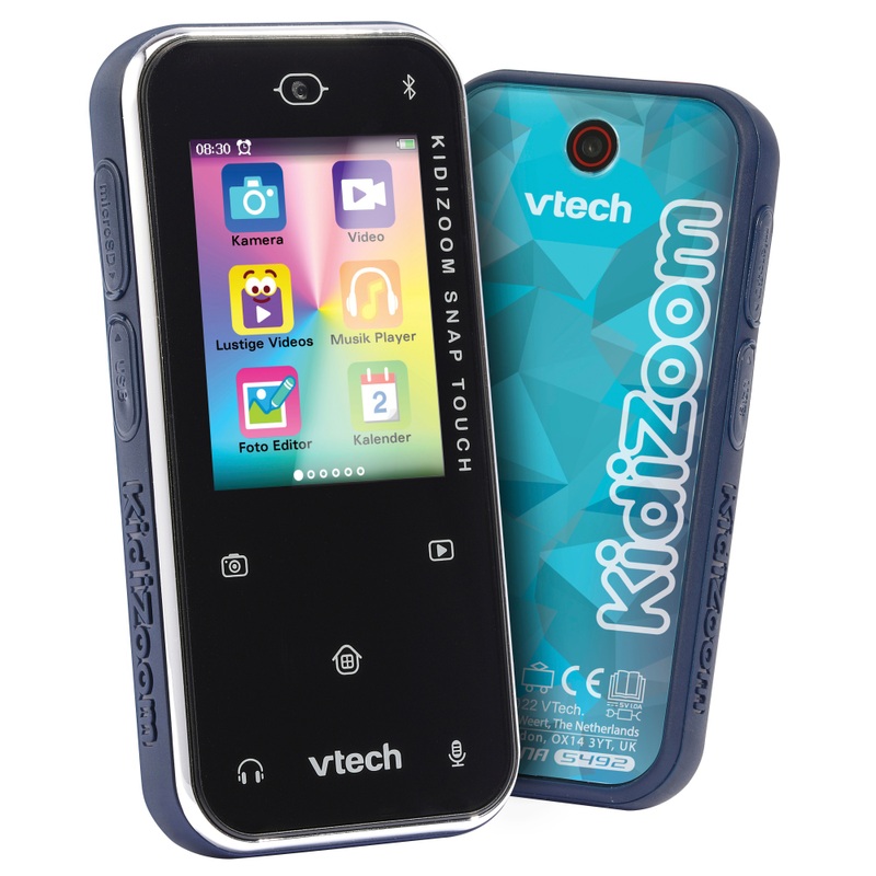 VTech KidiZoom Snap Touch Kinderkamera im Smartphone Design blau