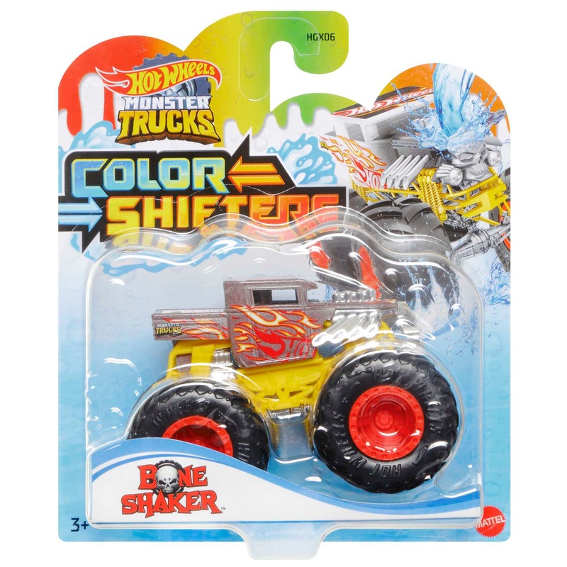 Hot Wheels Monster Trucks Color Shifters met Kleurverandering 1:64 assorti