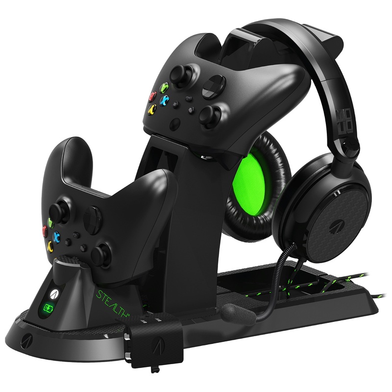Stealth Charging Station, Gaming Headset and Controller Stand for Xbox Series X|S - Black