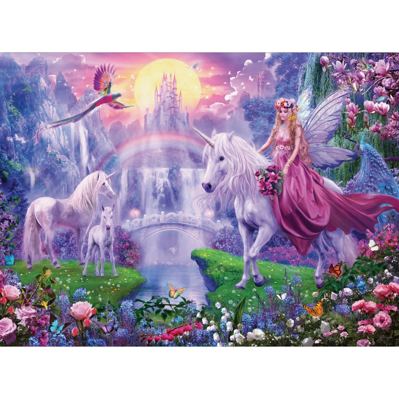 Four unique magical unicorn puzzle designs from Ravensburger