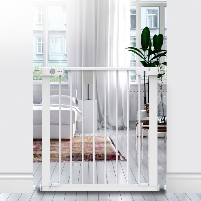Noma Pressure Fit Stair Gate White
