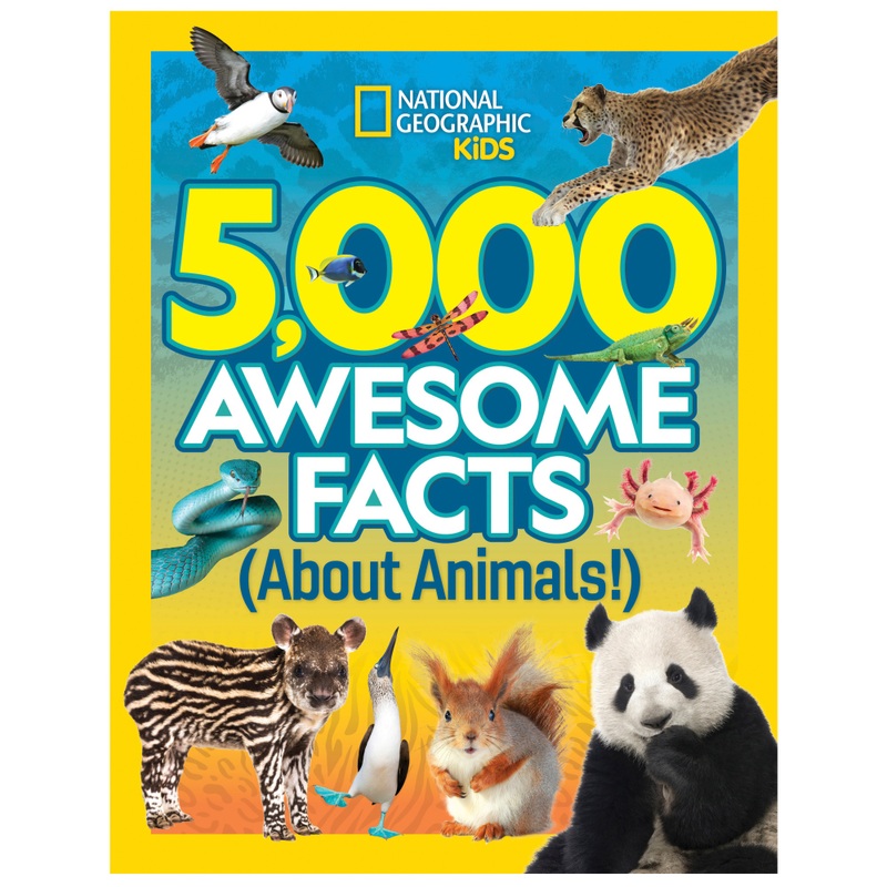 National Geographic Kids 5,000 Awesome Facts About Animals! Hardback Book