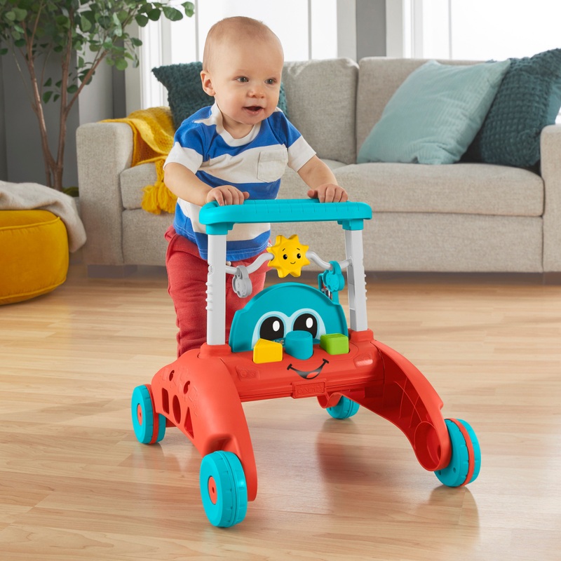 Fisher-Price 2-Sided Steady Speed Baby Walker with Songs and