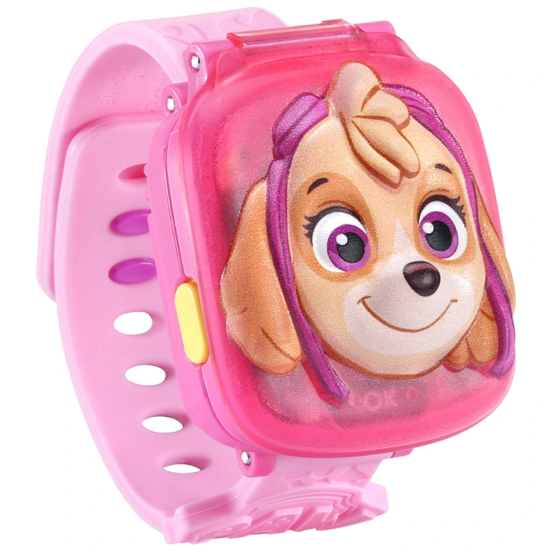 Child wearing PAW Patrol Skye learning watch