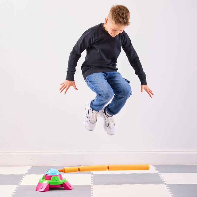 Stay Active Jump-It Wipeout game in action UK