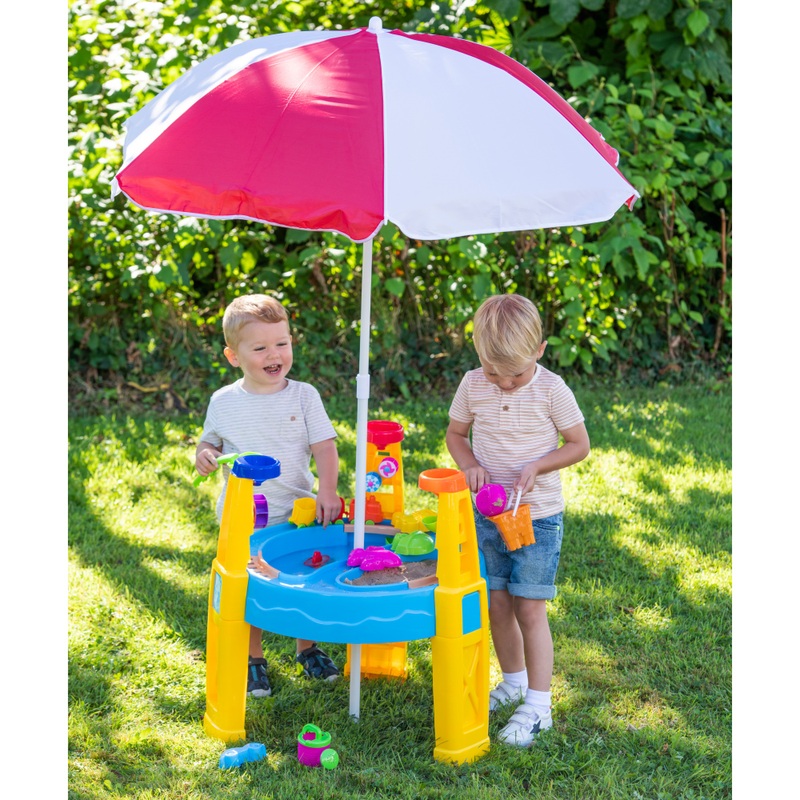 Table d'Activités Sable et Eau avec Parasol