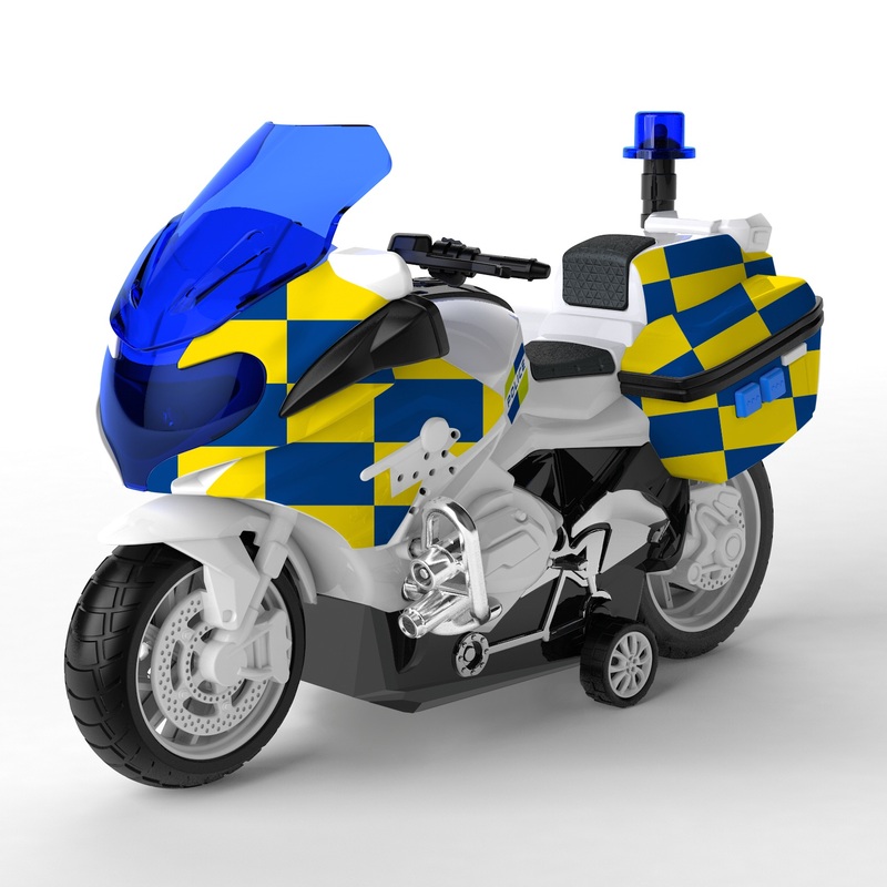 Super Wheelz - Moto de Police avec Sons et Lumières