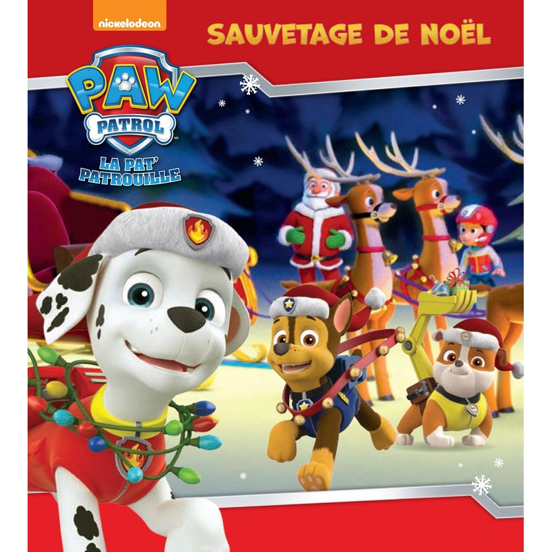 La Pat'Patrouille - Livre Sauvetage de Noël
