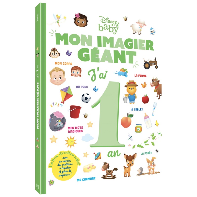 Disney - Livre Mon Imagier Géant 1 An