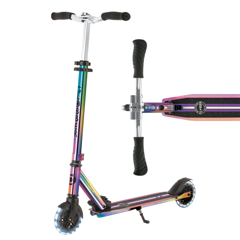 Globber Kinderstep FLOW ELEMENT LIGHTS Step met LED Wielen Neochrome meerkleurig