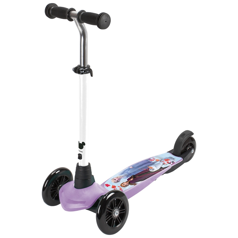 Disney Frozen Kinderstep Twist N Turn Step met 3 Wielen paars/zwart