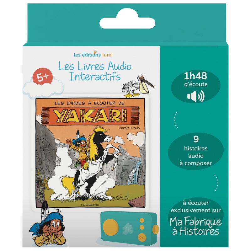 Lunii - Album Audio Interactif Les Bandes à Écouter de Yakari