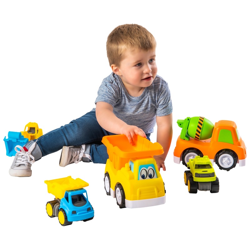 Big Steps - Coffret 5 Véhicules de chantier