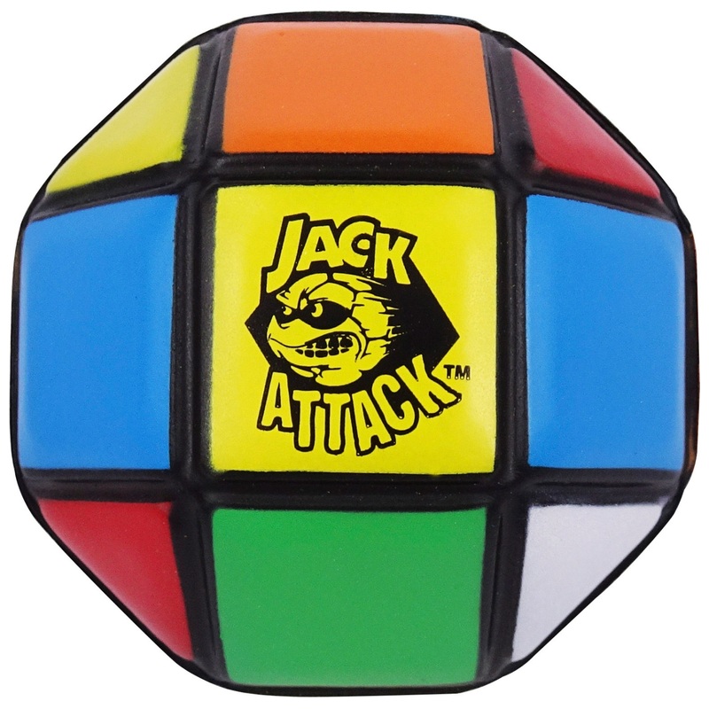 Jack Attack - Balle Rebondissante Cube Ball 7 cm
