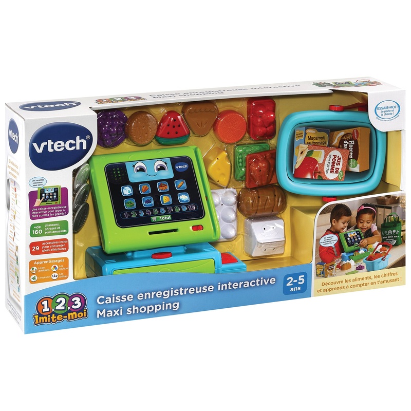 Vtech - Caisse Enregistreuse Interactive Maxi Shopping