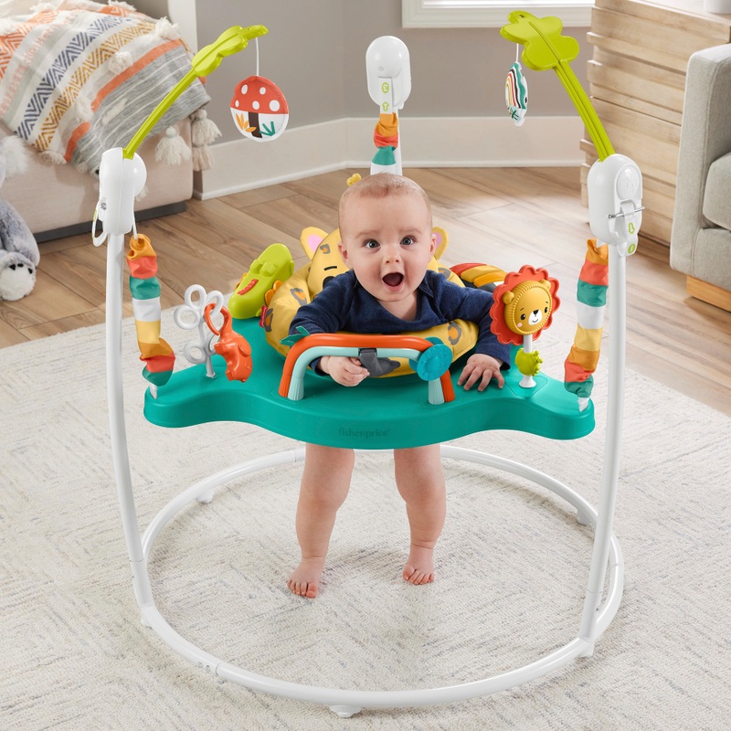 Fisher-Price - Siège Centre d'Activités Jumperoo Léopard