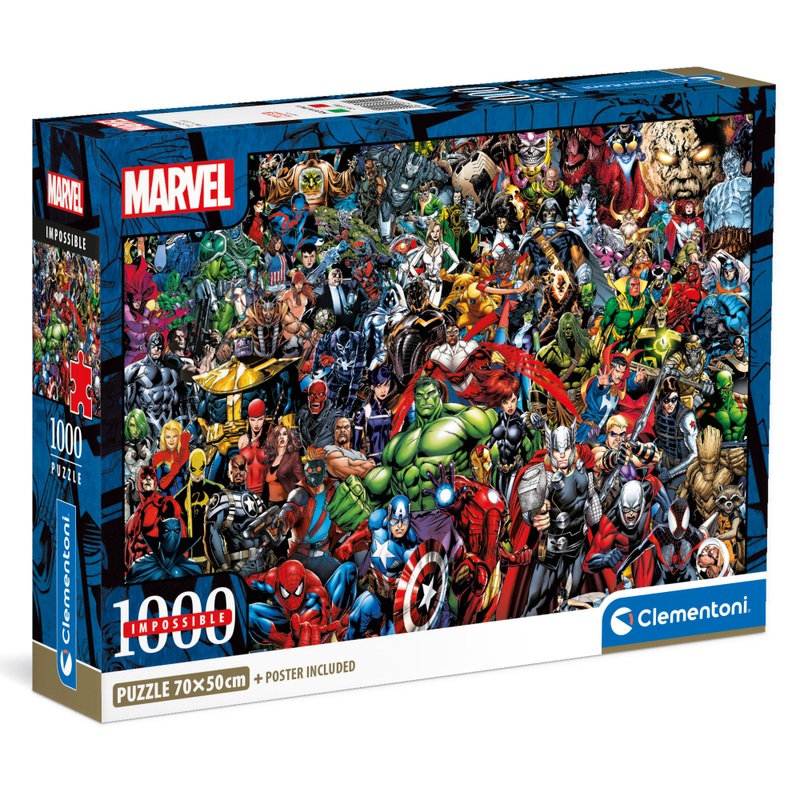 Marvel - Puzzle Impossible 1000 Pièces