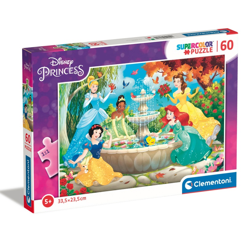 Disney Princesses - Puzzle Les Princesses à la Fontaine 60 Pièces | Smyths Toys France