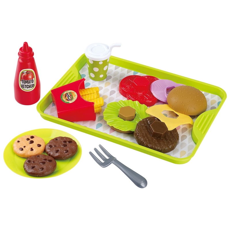 Kitchen Corner - Ensemble Plateau Burger pour Dinette 23 Pièces