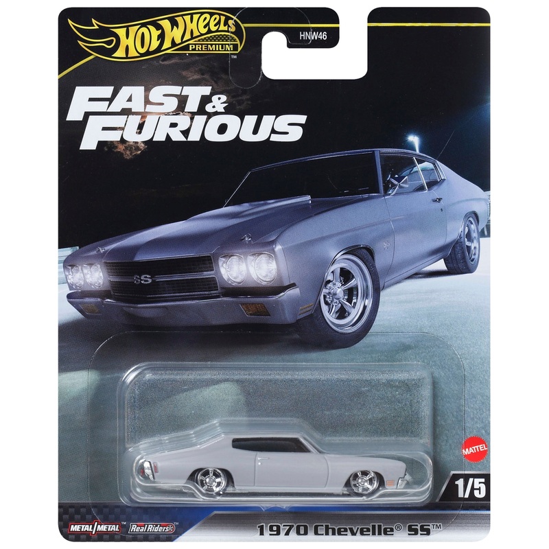 Hot Wheels - Fast & Furious 1/64 Véhicule Chevelle SS 1970