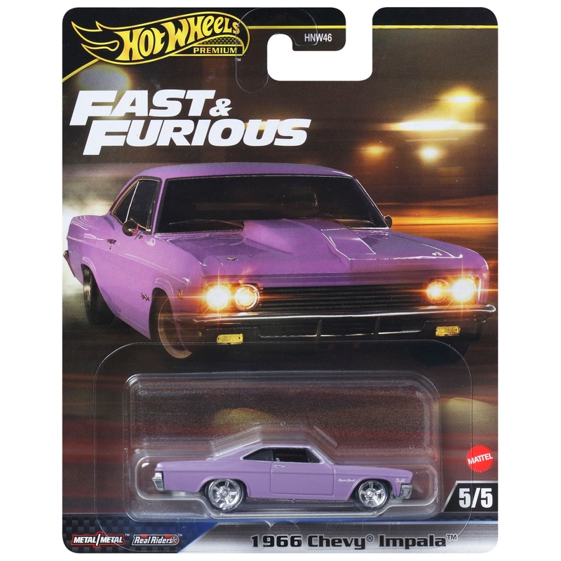 Hot Wheels Premium Fast & Furious Auto 1966 Chevy Impala 1:64