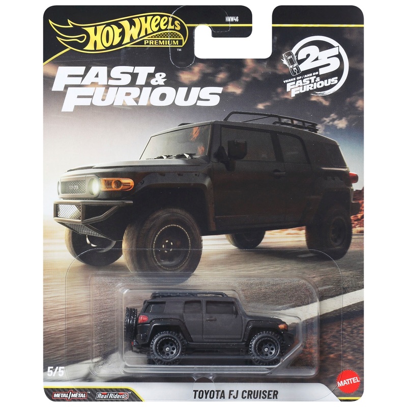 Hot Wheels Premium Fast & Furious Auto Toyota FJ Cruiser 1:64
