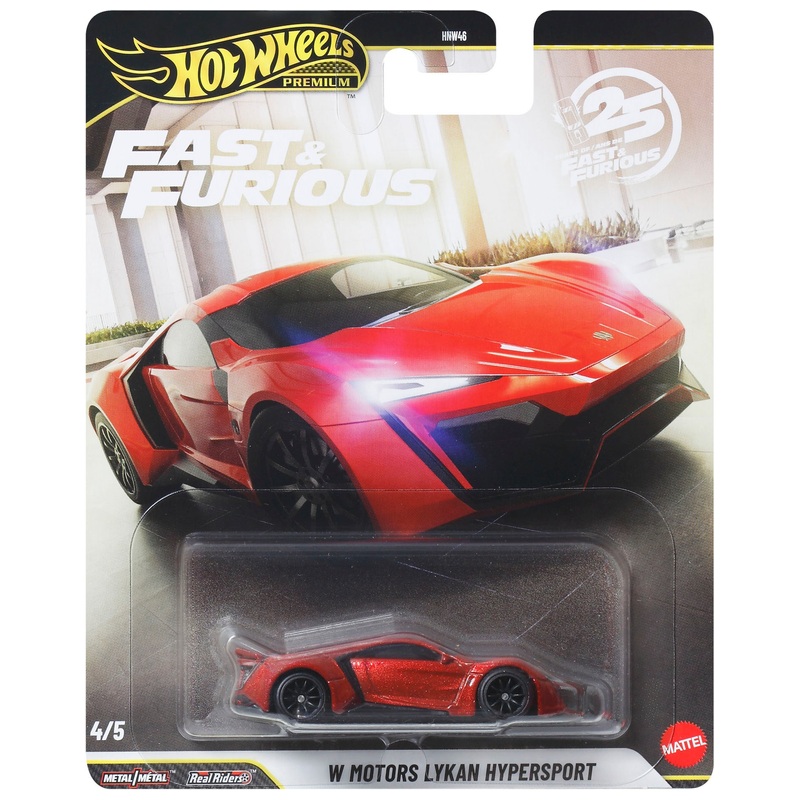 Hot Wheels Premium Fast & Furious 1:64 W Motors Lykan Hypersport Die-Cast Car