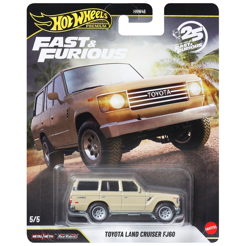 Hot Wheels Premium Fast & Furious 1:64 Toyota Land Cruiser FJ60 Die-Cast Car